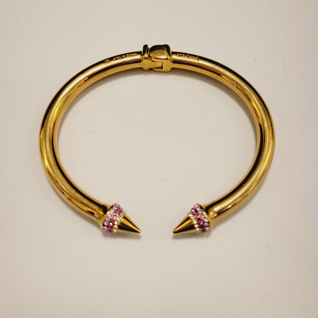 Vita Fede Mini Titan Crystal Bracelet Rose Gold, Clear & Amethyst Unisex New